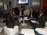 La délégation ivoirienne avec les Responsables de l'UMFT