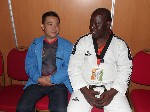 L'arbitre Viet Namien Vu spécialiste de vidéo replay et l'arbitre Ivoirien Dakro Paul